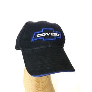 Chevrolet Chevy Black Baseball Hat Cap COVERT